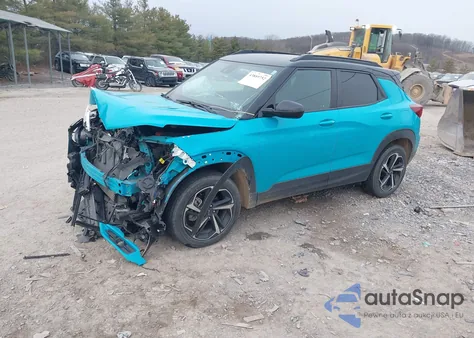 2021 Chevrolet Trailblazer Awd Rs из США, поврежденный, VIN KL79MUSL6MB163303